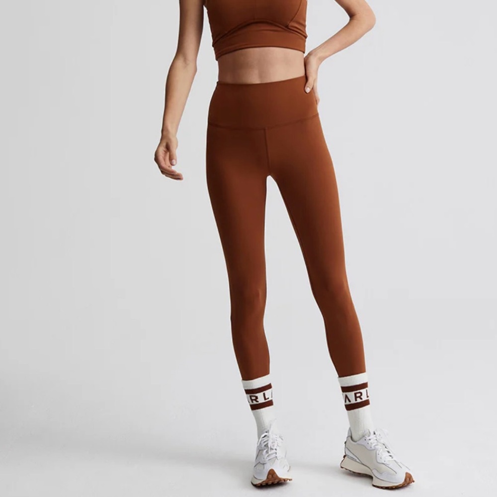 VARLEY - LET'S GO HIGH RISE LEGGING 25 - TORTOISE SHELL - SIZE SMALL